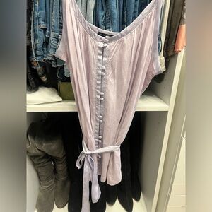 Gap Lavender Button Down Tank